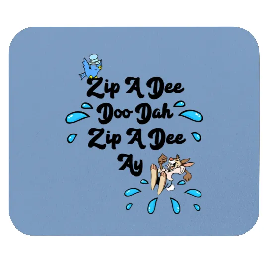 Disney Splash Mountain Zip A Dee Doo Dah Vintage Mouse Pads, Magic Kingdom WDW Holiday Mouse Pads