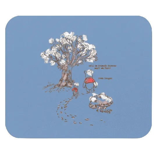 Disney Winnie The Pooh & Piglet Always Friends Forever Mouse Pads, Winnie The Pooh Friends Mouse Pads