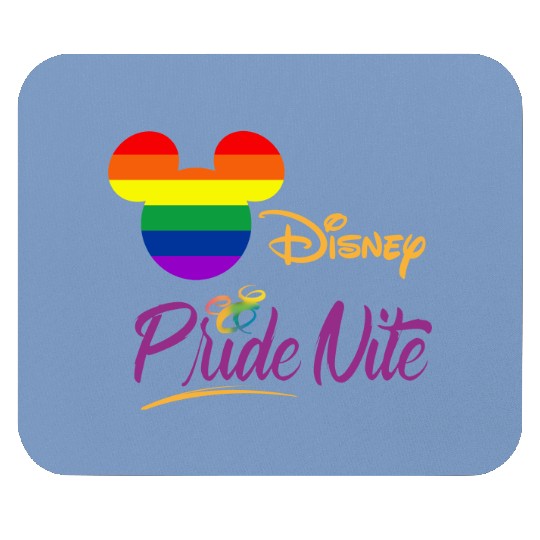 Mickey Mouse Lgbt Flag Rainbow Mouse Pads, Disneyland After Dark Pride Nite, Mickey Pride Rainbow Mouse Pads