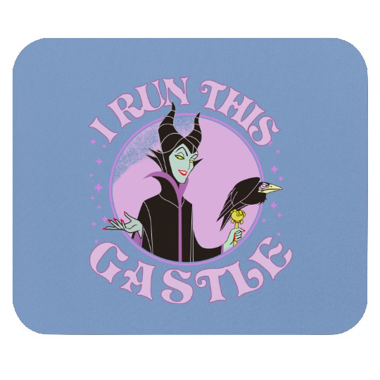 Disney Sleeping Beauty Villains Maleficent Runs This Castle Retro Mouse Pads, WDW Trip Unisex Mouse Pads