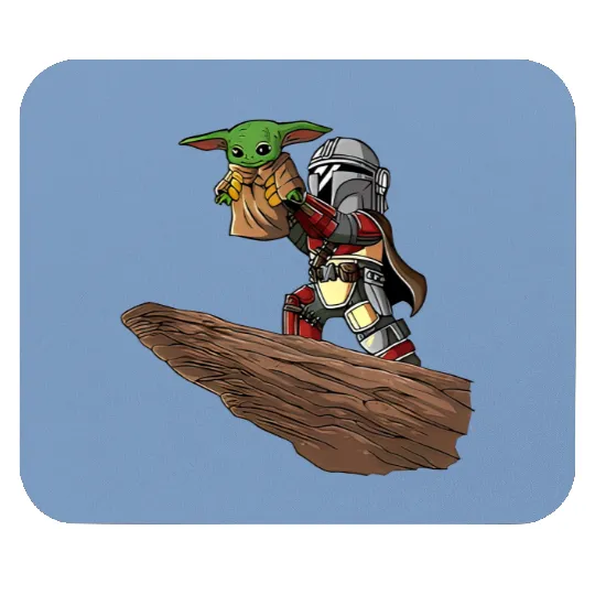 Mandalorian Grogu Mouse Pads, Mandalorian Mouse Pads, Star Wars, Star Wars Mouse Pads, Disney Star Wars Mouse Pads