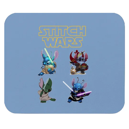Stitch Star Wars Mouse Pads, Stitch Disney Mouse Pads, Matching Disney Mouse Pads, Star Wars Mouse Pads, Disney World Mouse Pads