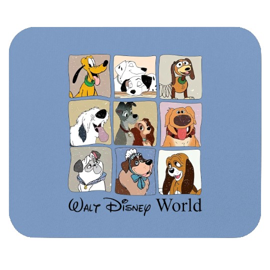 Retro Disney Dogs Mouse Pads