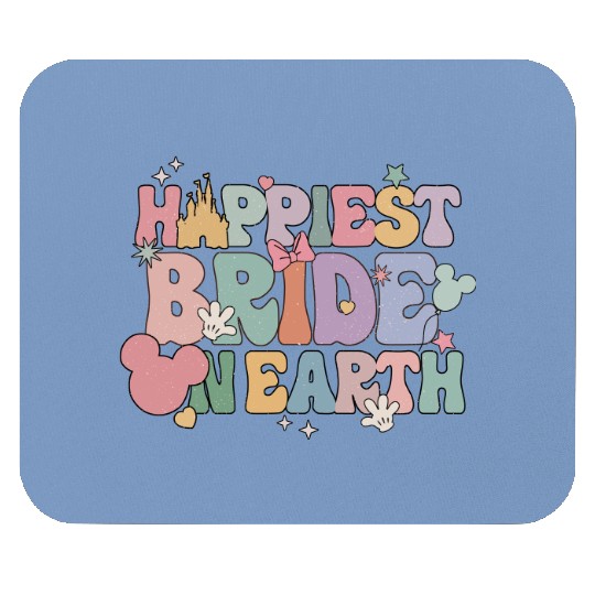 Happiest Bride On Earth Mouse Pads, Disney