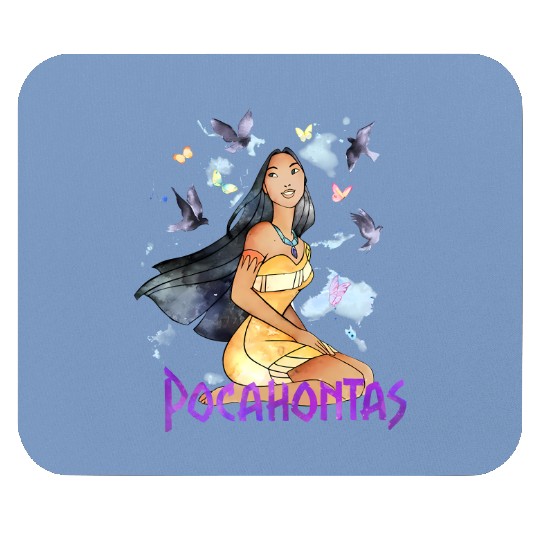Disney Pocahontas Watercolors Of The Wind Graphic Mouse Pads