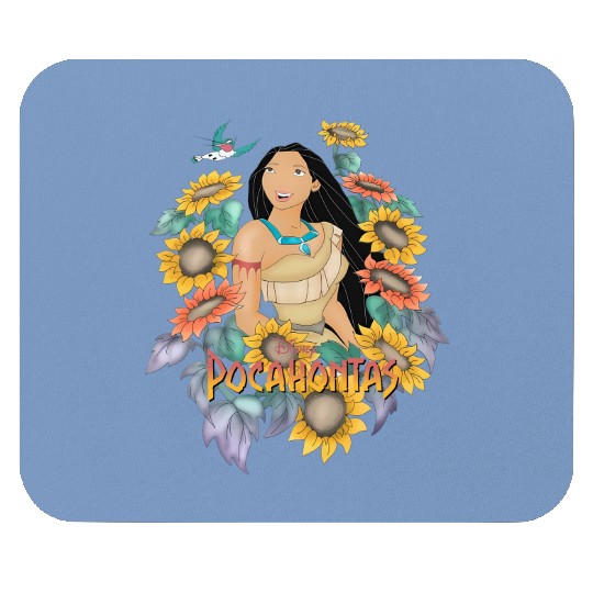 Retro Disney Princess Pocahontas Sunflower Mouse Pads