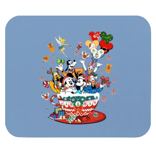 Disney Christmas Mouse Pads, Mickey And Friends Christmas Mouse Pads