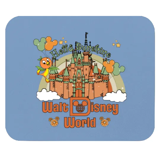 Orange Bird Tank, Disney Epcot Flower Tank, Orange Bird Mouse Pads