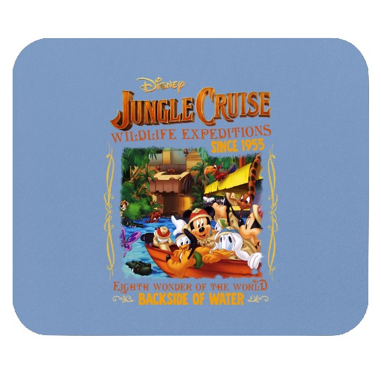 Vintage Jungle Cruise Disney Mouse Pads, Disney Trip Mouse Pads