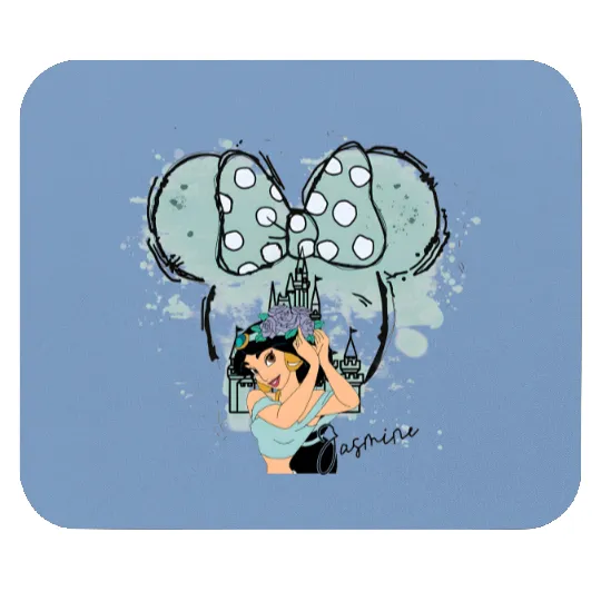 Jasmine Princess Mouse Pads, Princess Jasmine, Disney Jasmine Princess, Watercolor Disney Princess Mouse Pads