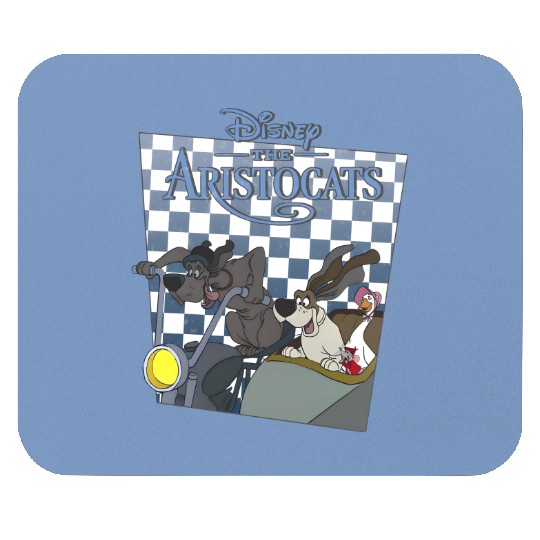 Disney Aristocats Checkerboard Poster Napoleon Lafayette Mouse Pads