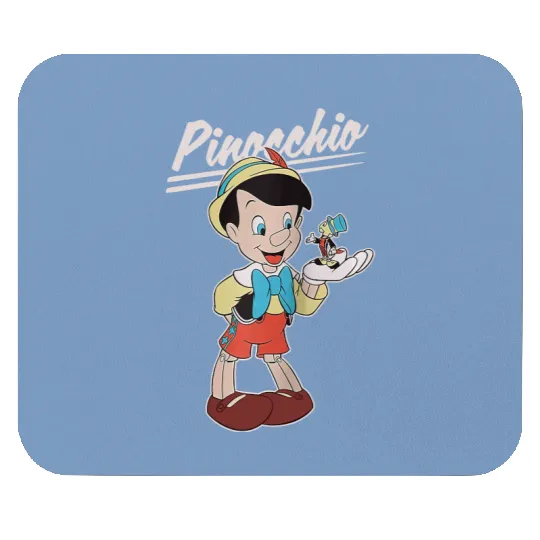 Retro Disney Pinocchio and Jiminy Cricket Mouse Pads