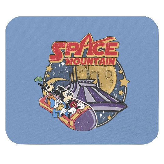 Colors Disney Space Astronauts Mouse Pads, 90's Space Mountain Mouse Pads