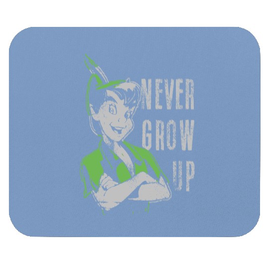 Disney Peter Pan Never Grow Up Vintage Portrait Mouse Pads, Magic Kingdom