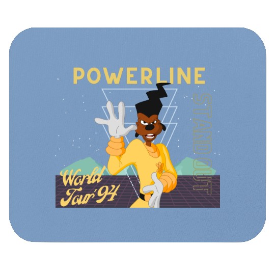 Disney Powerline World Tour 94 Mouse Pads 4 | Disney Mouse Pads | A Goofy Movie Mouse Pads | Unisex | Anime Manga Vintage