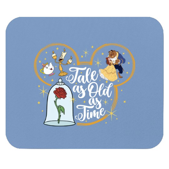 Disney Tale As Old As Time Mouse Pads, Beauty and The Beast Mouse Pads, Disney Princess Mouse Pads, Disneyworld Mouse Pads, Disney Girl Mouse Pads