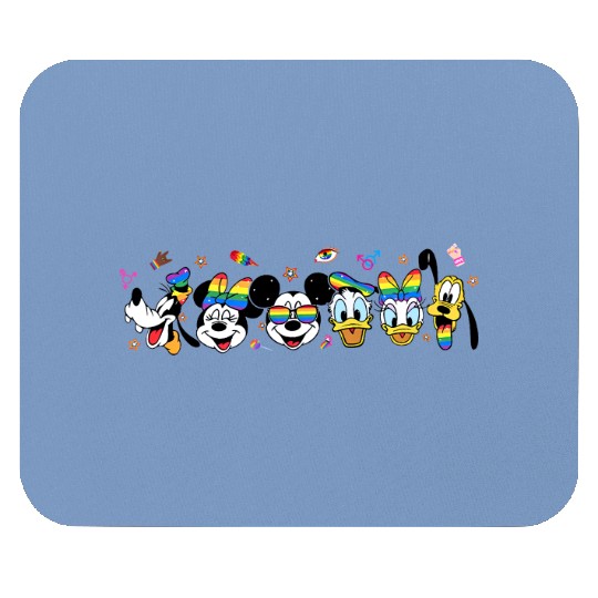Disney Pride 2023 Mouse Pads, Rainbow Mickey