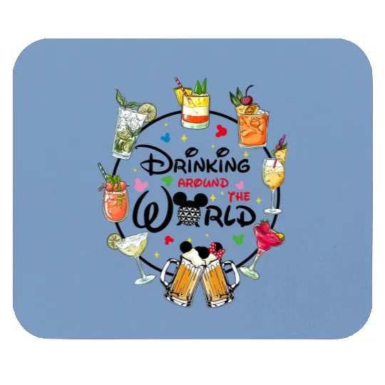 Snacking Around The World, Drinking Around The World, World Traveler Mouse Pads, Disney Family Mouse Pads