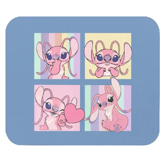Retro Disney Angel Mouse Pads, Stitch and Angel Mouse Pads