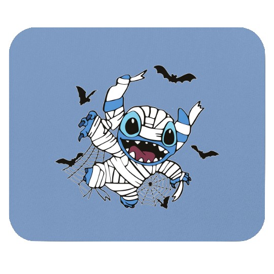 Stitch Halloween Mouse Pads, Disneyland Halloween Mouse Pads, Stitch Horror Hallowwen