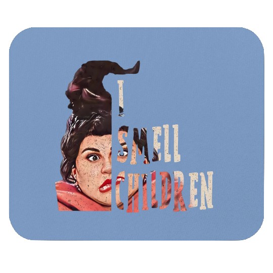 Retro Mary Sanderson Quote I Smell Mouse Pads, Hocus Pocus Mouse Pads, Disney Witch Mouse Pads