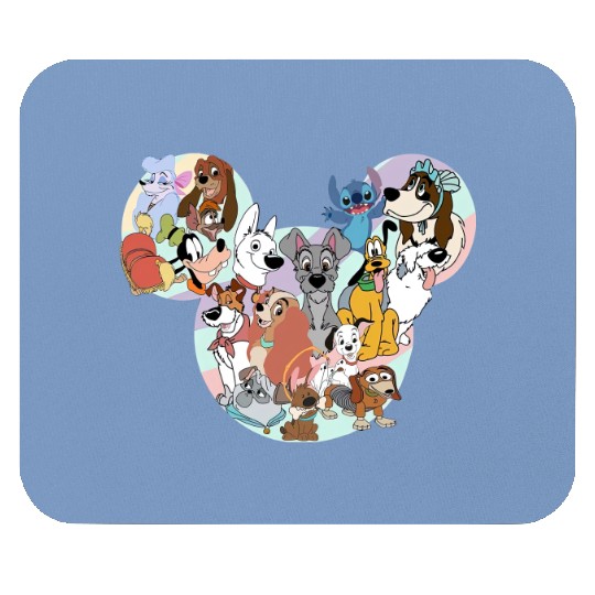 Disney Dogs Mouse Pads, Mickey Mouse and dogs Mouse Pads, Magic Kingdom Mouse Pads