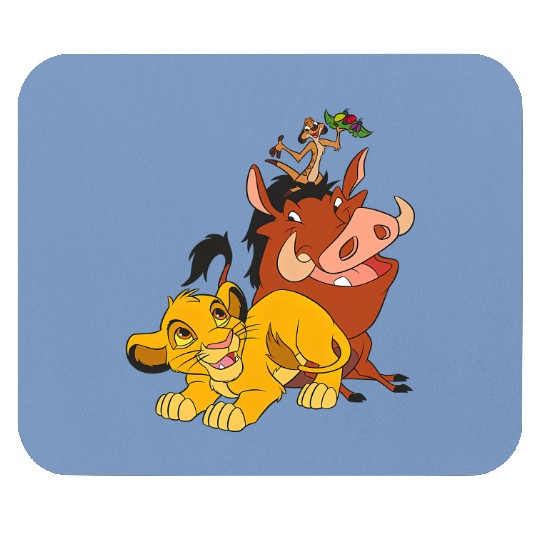 Disney The Lion King Young Simba Timon And Pumbaa Mouse Pads, Magic Kingdom Trip  Mouse Pads Family Birthday Gift
