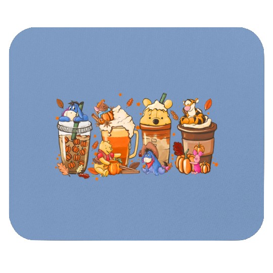 Disney Winnie The Pooh Coffee Latte Mouse Pads Mouse Pads Mouse Pads , Vintage Fall Season Sweater