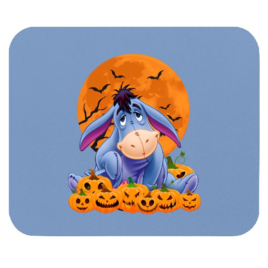 Disney Eeyore Halloween Mouse Pads, Cartoon Mouse Pads, Cute Mouse Pads, Gift For Family