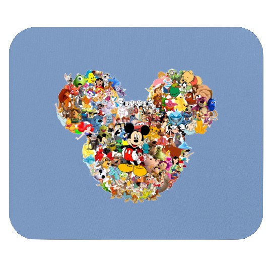 Mickey Mouse, Mickey Head Multi Character, Disney Mouse Pads