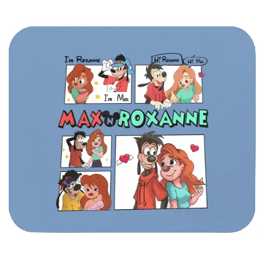 Disney A Goofy Movie Couples Mouse Pads, Max And Roxanne Mouse Pads