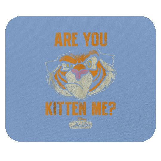 Disney Aladdin Rajah Are You Kitten Me Faded Por Mouse Pads
