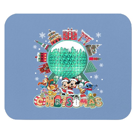 Disney Christmas Mouse Pads, Disney Epcot Christmas Shir