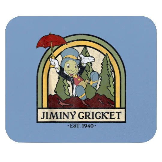 Disney Pinocchio Jiminy Cricket Established 1940 Mouse Pads