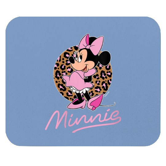 Womens Disney Minnie Leopard Print 1711 Mouse Pads