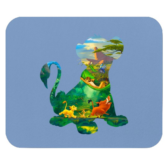 Disney Lion King Simba Silhouette Graphic T 4693 Mouse Pads