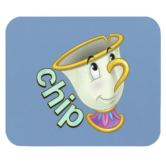 Disney Beauty The Beast Chip Side Profile 8652 Mouse Pads