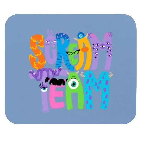 Disney and Pixars Monsters Inc Scream Team Hallo Mouse Pads