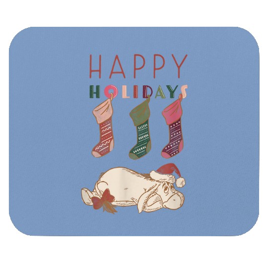 Disney Winnie the Pooh Eeyore Happy Holidays Mouse Pads