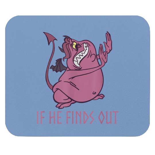 Disney Hercules Pain If He Finds Out Quote Mouse Pads