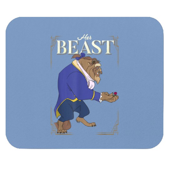 Disney Beauty The Beast Her Beast Mouse Pads