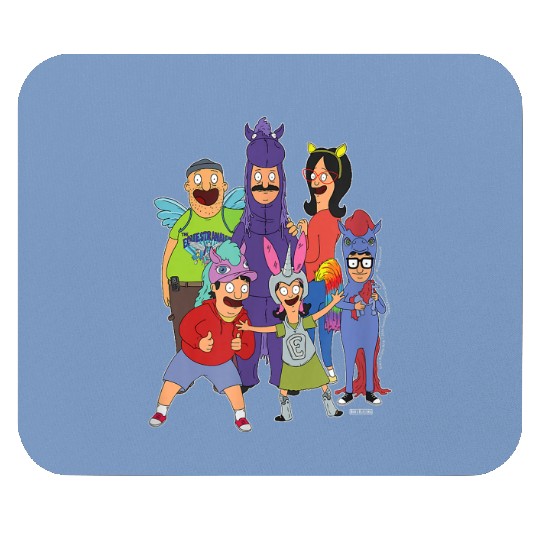 Bobs Burgers Equestranauts Family Photo Mouse Pads