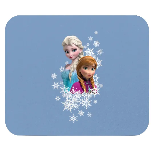 Discover Disney Frozen Anna and Elsa Snowflakes 1410 Mouse Pads