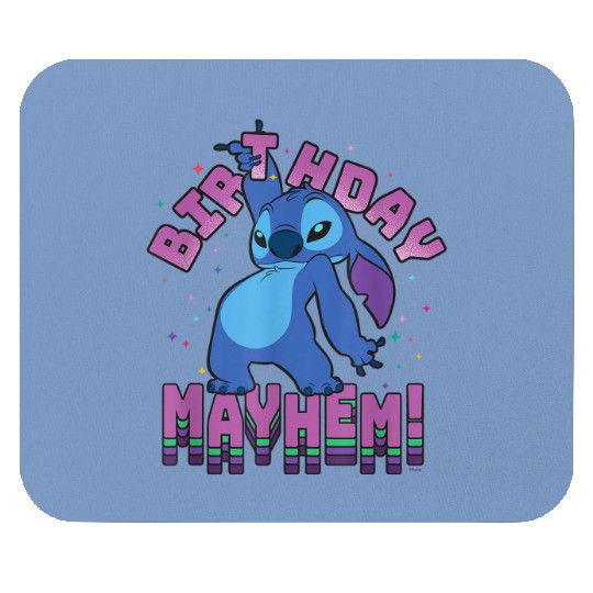 Disney Lilo Stitch Disco Dance Birthday Mayhem Mouse Pads