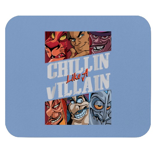 Disney Villains Chillin Like A Villain Group Por Mouse Pads