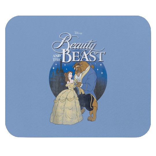 Disney Beauty And The Beast Classic Title Logo P Mouse Pads