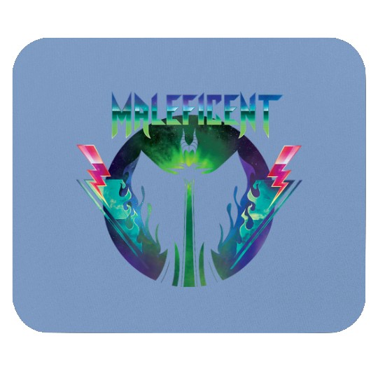 Disney Villains Maleficent 90s Rock Band Neon 90 Mouse Pads