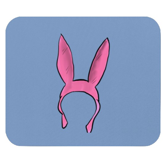 Pink Bunny Hat  Bobs Burgers Inspired   HeckinFarOut Mouse Pads