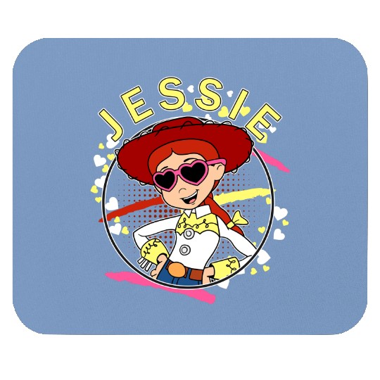 Disney Jessie 90's Portrait Mouse Pads, Toy Story Jessie Portrait Mouse Pads, Birthday Party Music Mouse Pads