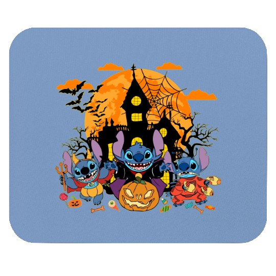 Discover Stitch Halloween Mouse Pads, Disney Halloween Mouse Pads